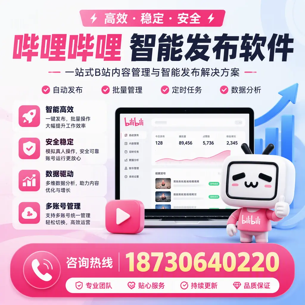 哔哩哔哩智能发布软件适用场景分析：在 赤峰 的最佳实践