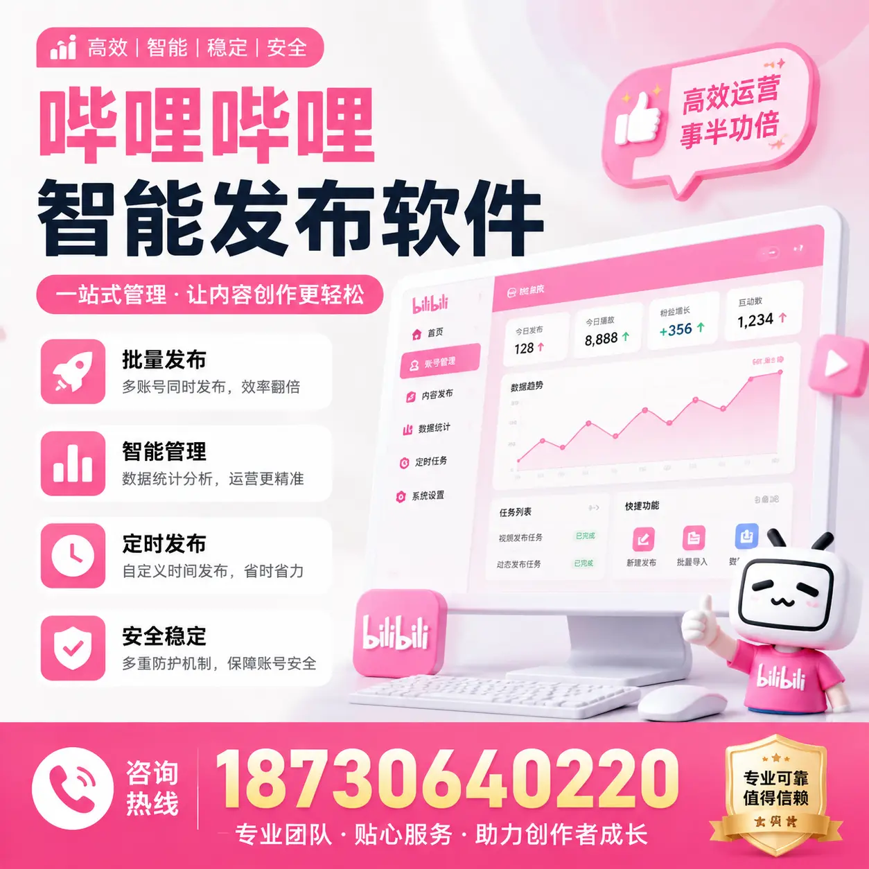 如何评估哔哩哔哩智能发布软件的ROI?赤峰 企业必读